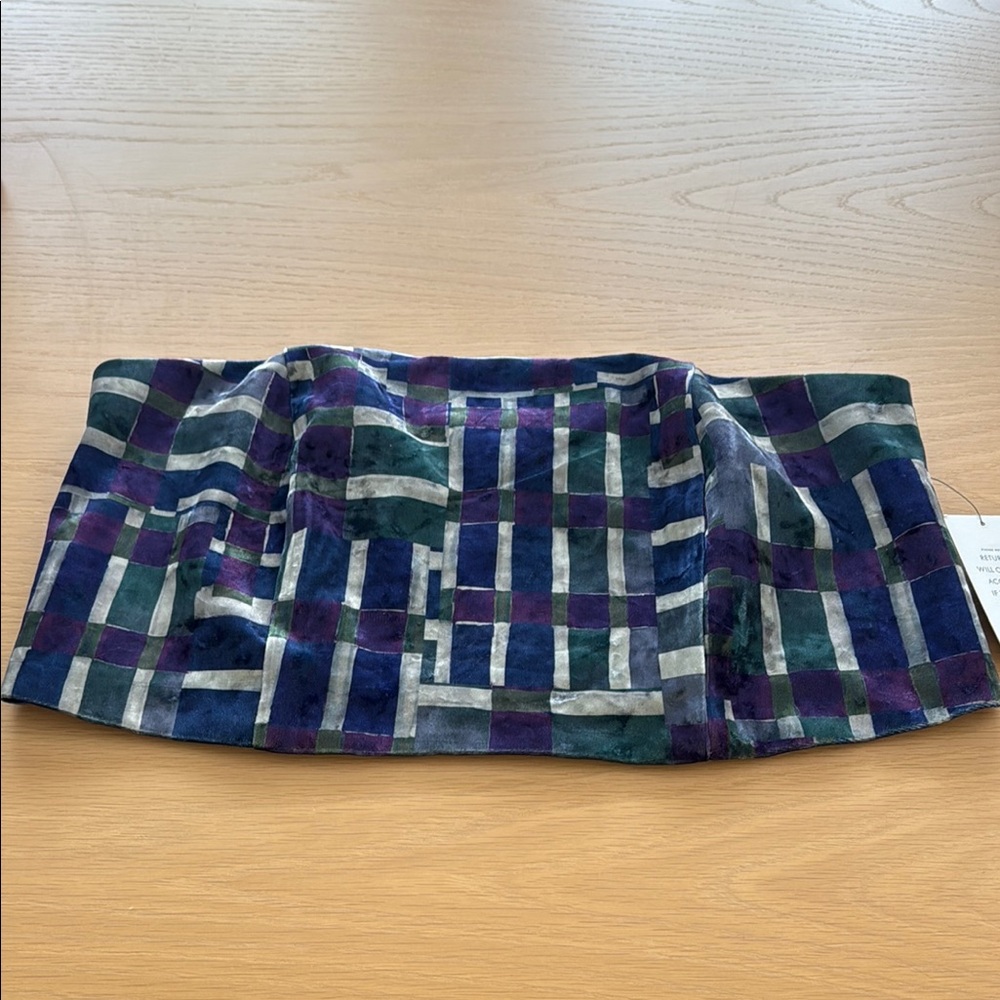 Eloquii Blue Green Bubble Tube Top